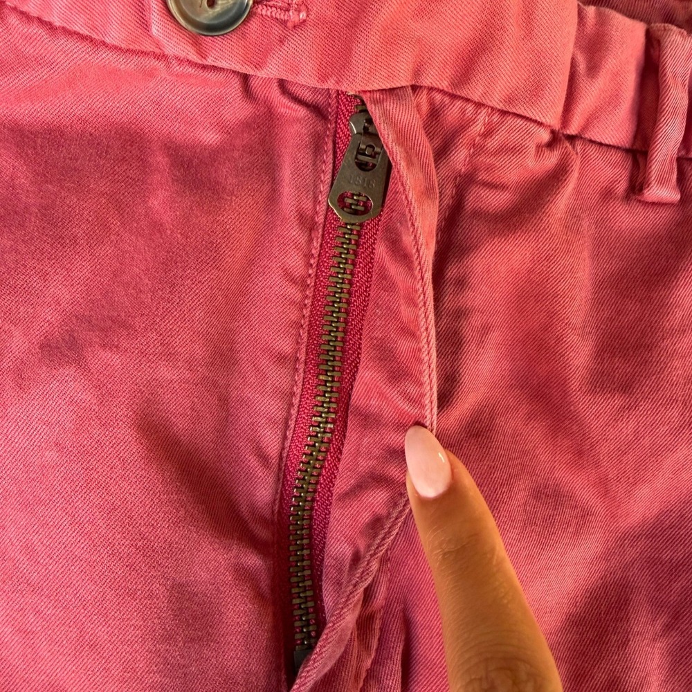 Brooks Brothers Red Fleece Mens Pink Salmon Chino Pants W36 L30 Slim Fit - Picture 5 of 10